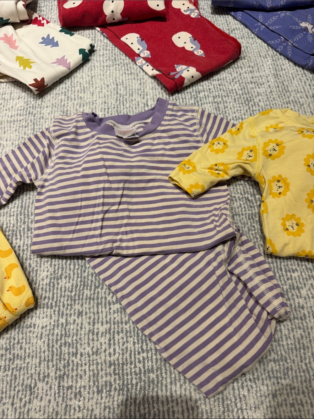 Hanna Andersson Girls Pajama Bundle | Size 5 / 110cm | 9 Complete Sets - Picture 3 of 10